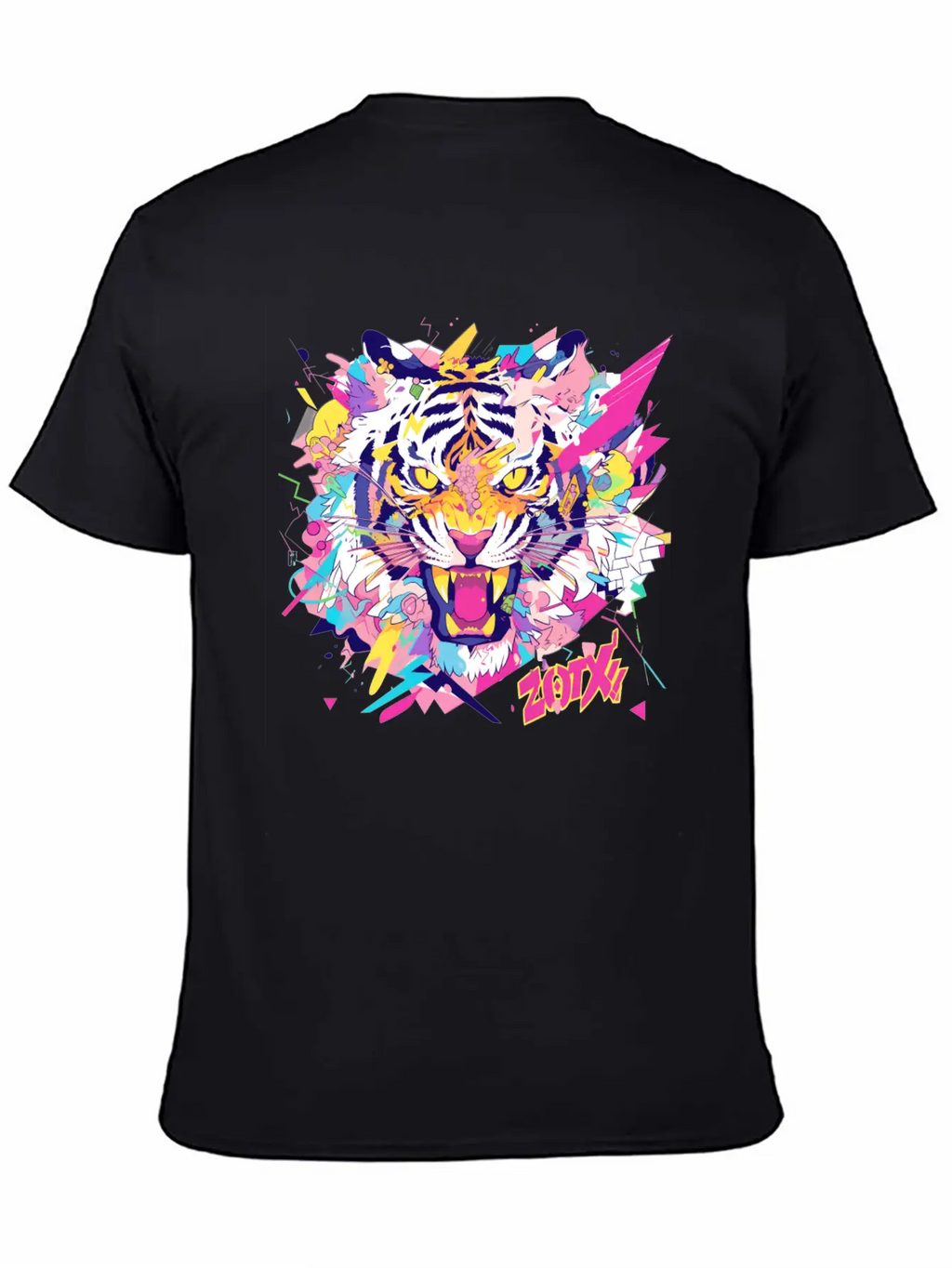 Super Turbo Killer Pop Art Tiger Relaxed Everyday Tee – Lightweight And Durable Cotton