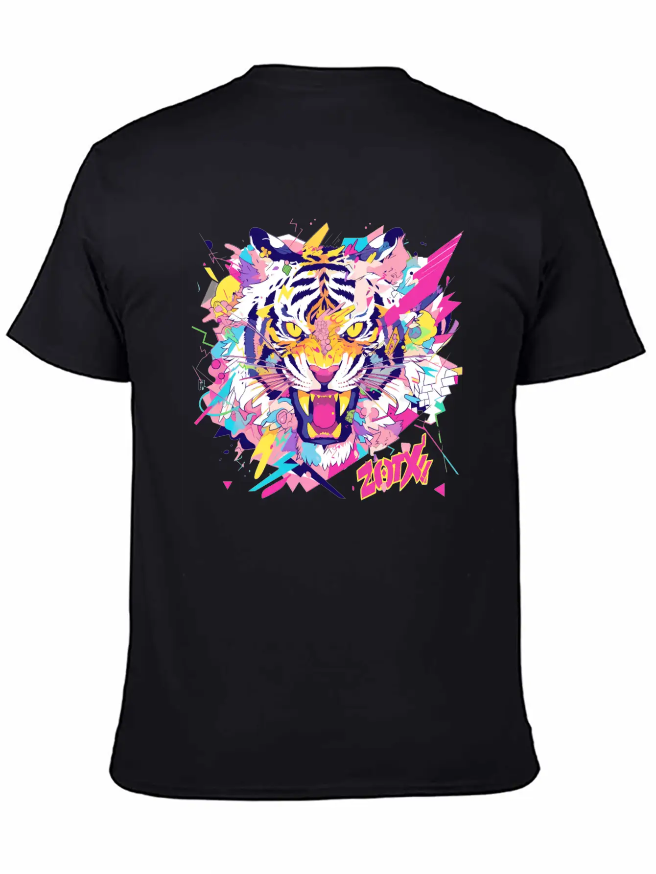 Super Turbo Killer Pop Art Tiger Relaxed Everyday Tee – Lightweight And Durable Cotton