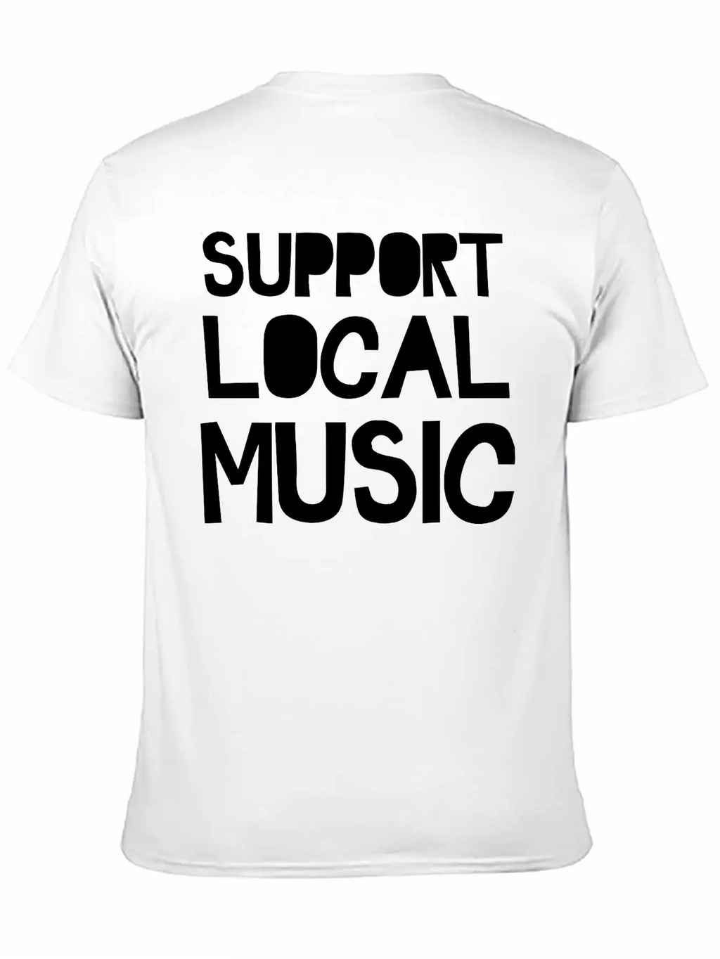 Support Local Music Relaxed Everyday Tee – Lightweight And Durable Cotton