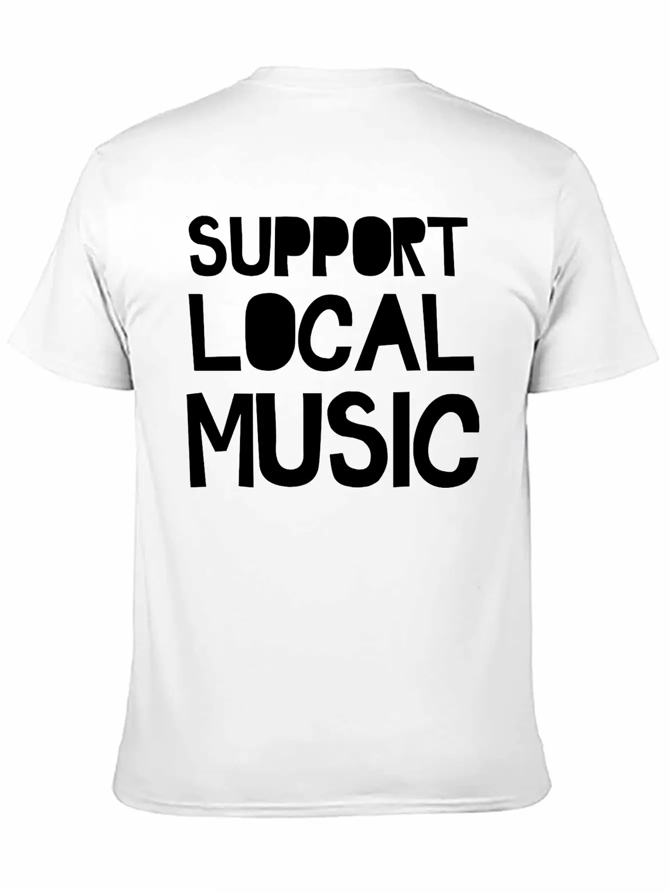 Support Local Music Relaxed Everyday Tee – Lightweight And Durable Cotton