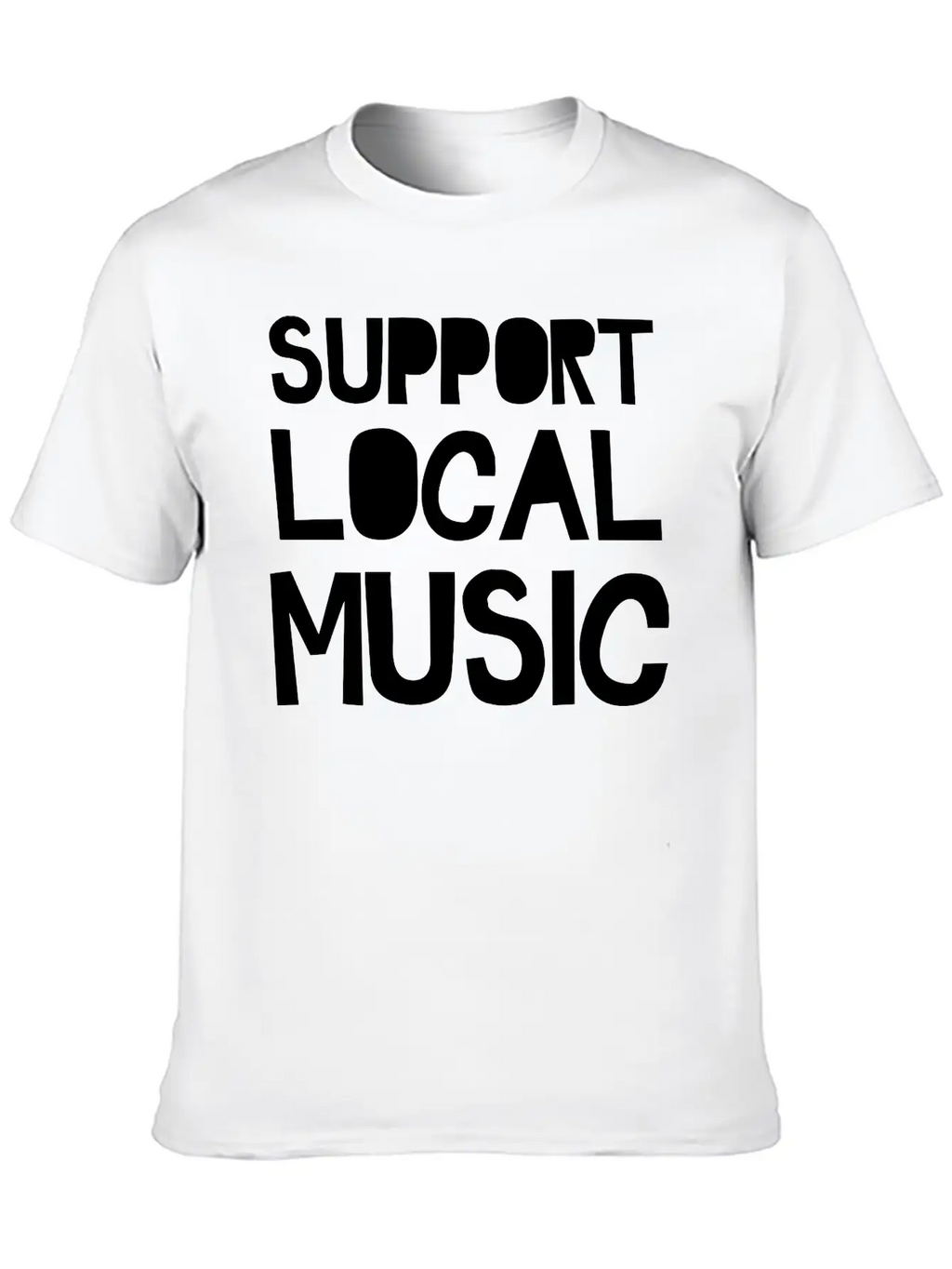 Support Local Music Relaxed Everyday Tee – Lightweight And Durable Cotton