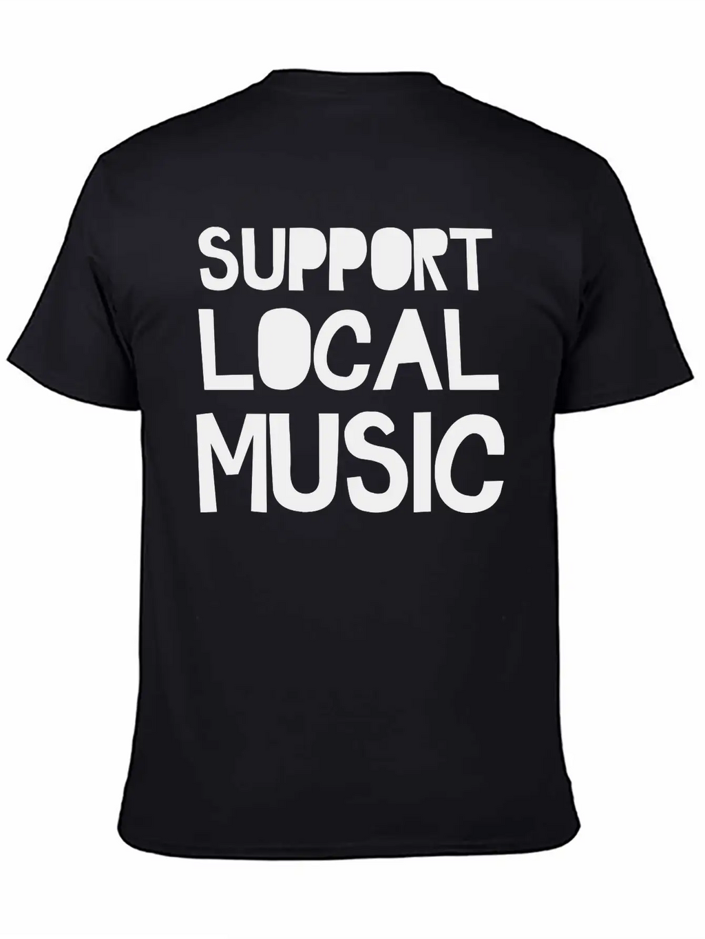 Support Local Music Relaxed Everyday Tee – Lightweight And Durable Cotton