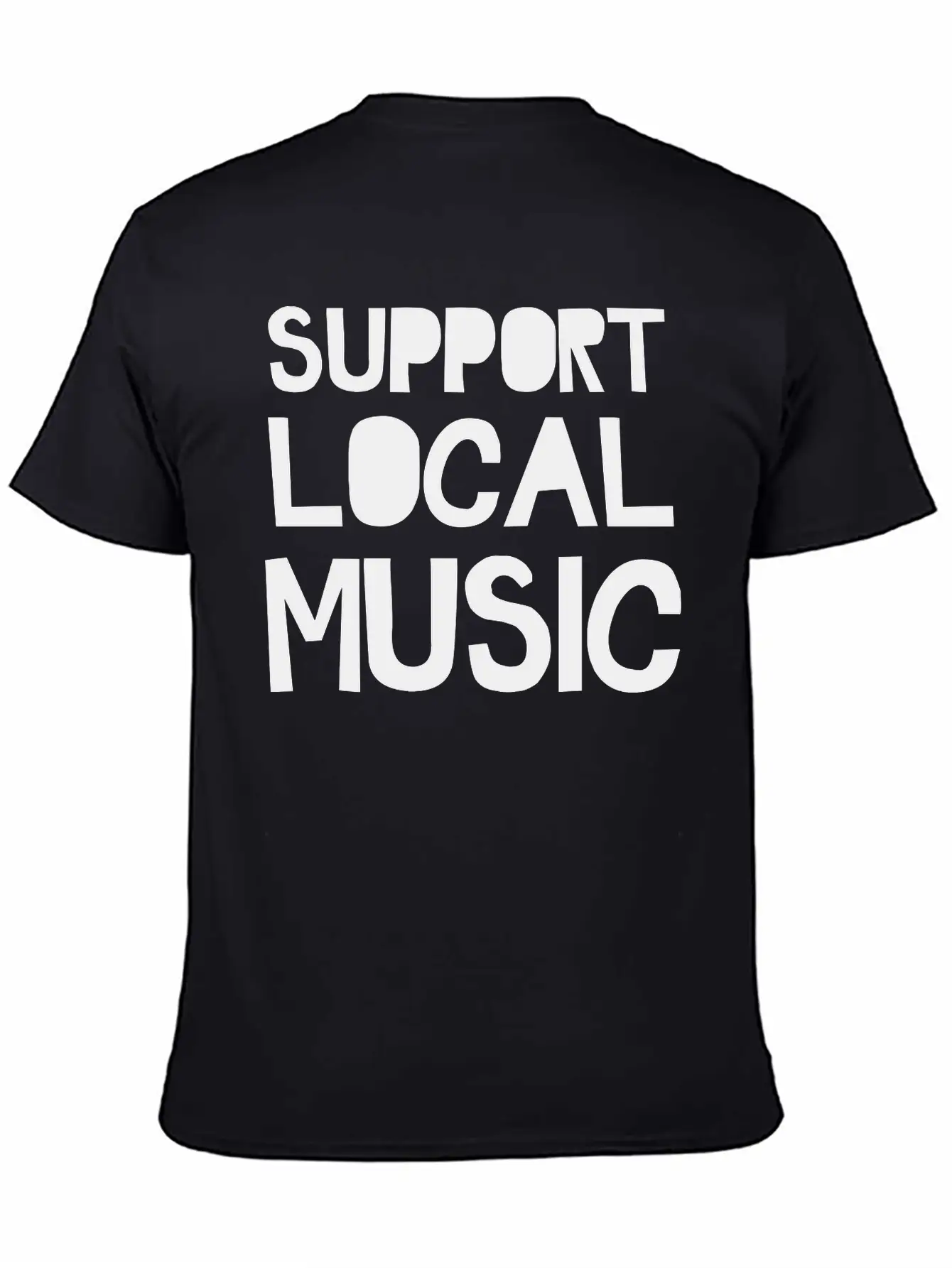 Support Local Music Relaxed Everyday Tee – Lightweight And Durable Cotton
