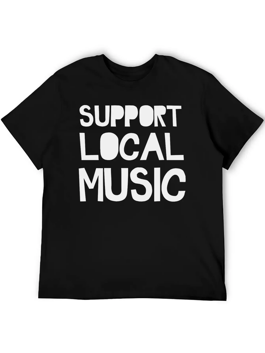 Support Local Music Relaxed Everyday Tee – Lightweight And Durable Cotton