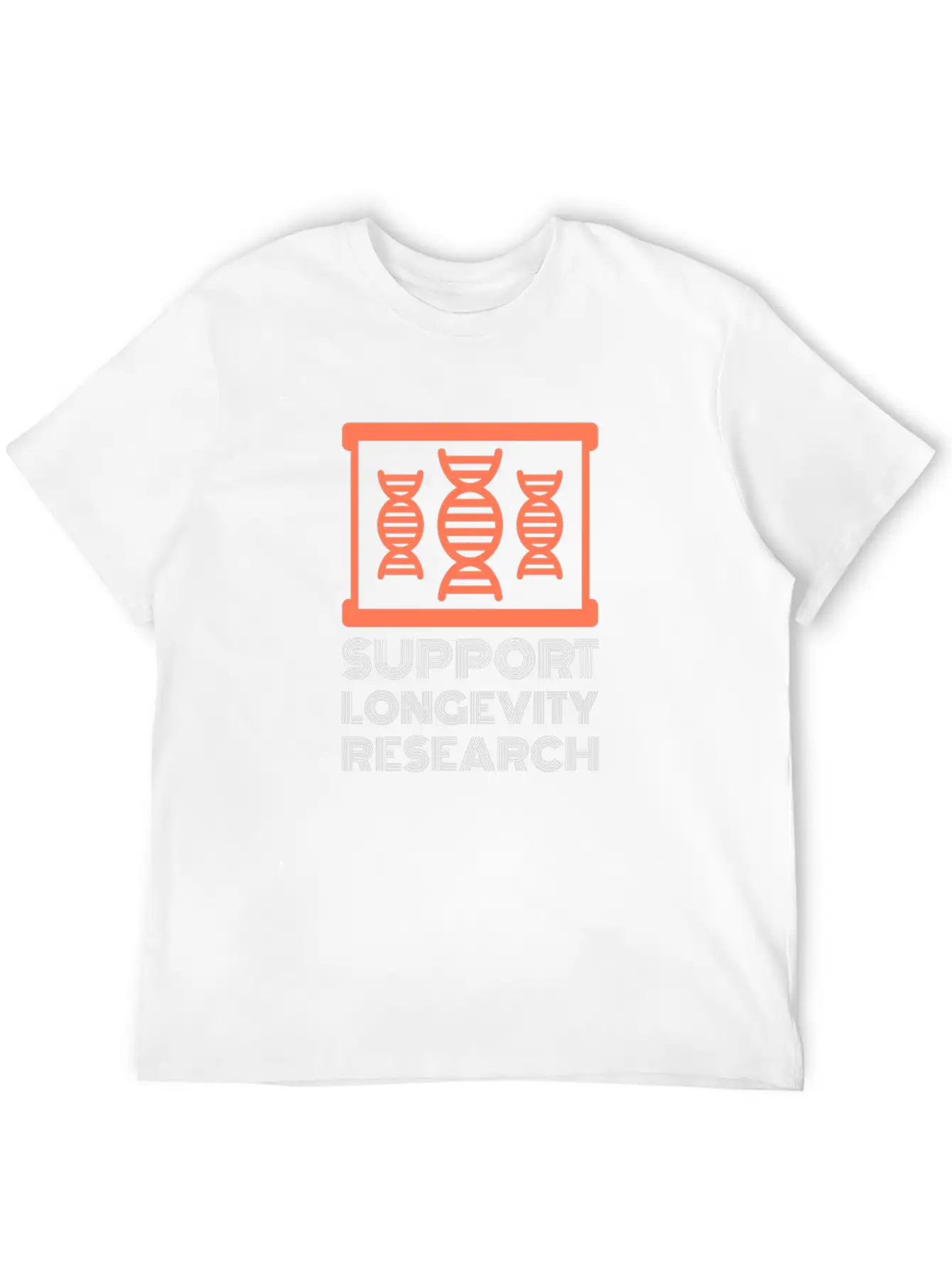 Support Longevity Research Stylish Everyday T-Shirt – Unisex Basic Cotton Tee