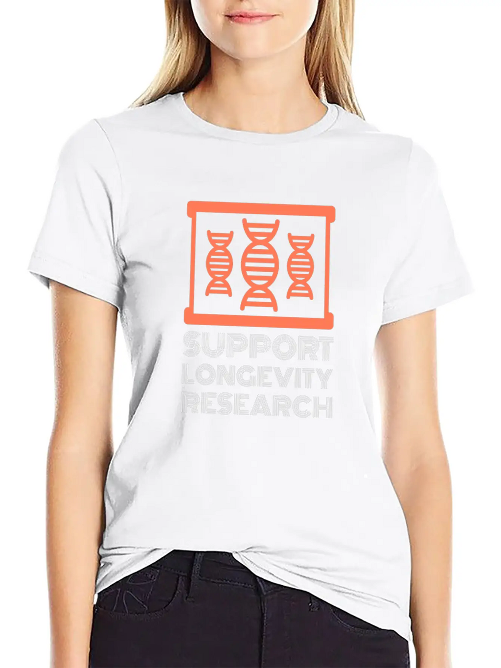 Support Longevity Research Stylish Everyday T-Shirt – Unisex Basic Cotton Tee