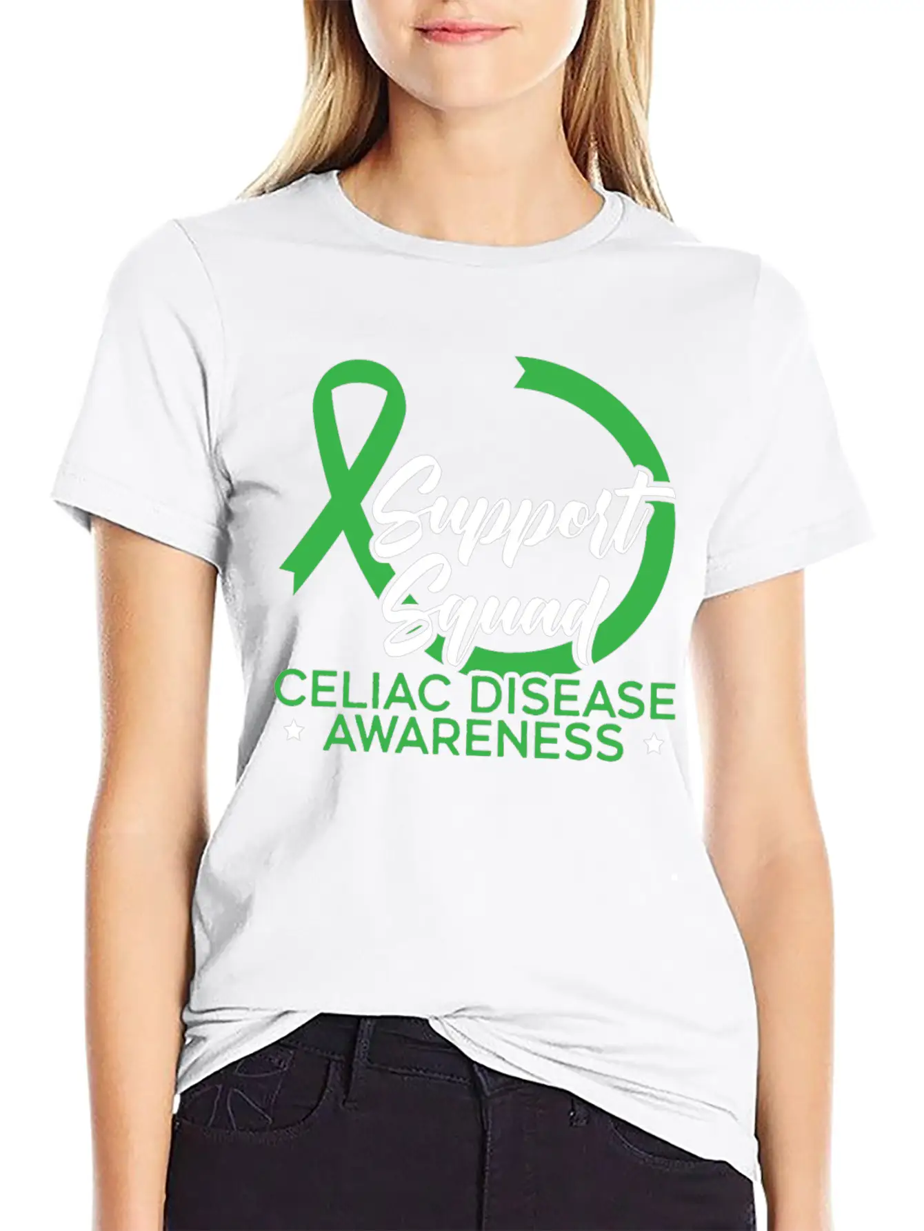 Support Squad Celiac Disease Awareness Gluten Free Classic Cotton Tee – Unisex Comfort For Any Season