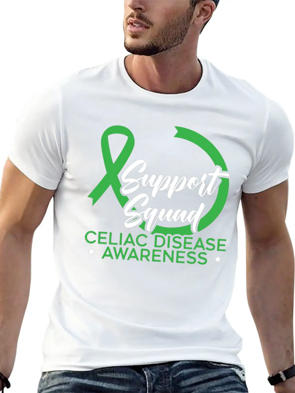 Support Squad Celiac Disease Awareness Gluten Free Classic Cotton Tee – Unisex Comfort For Any Season