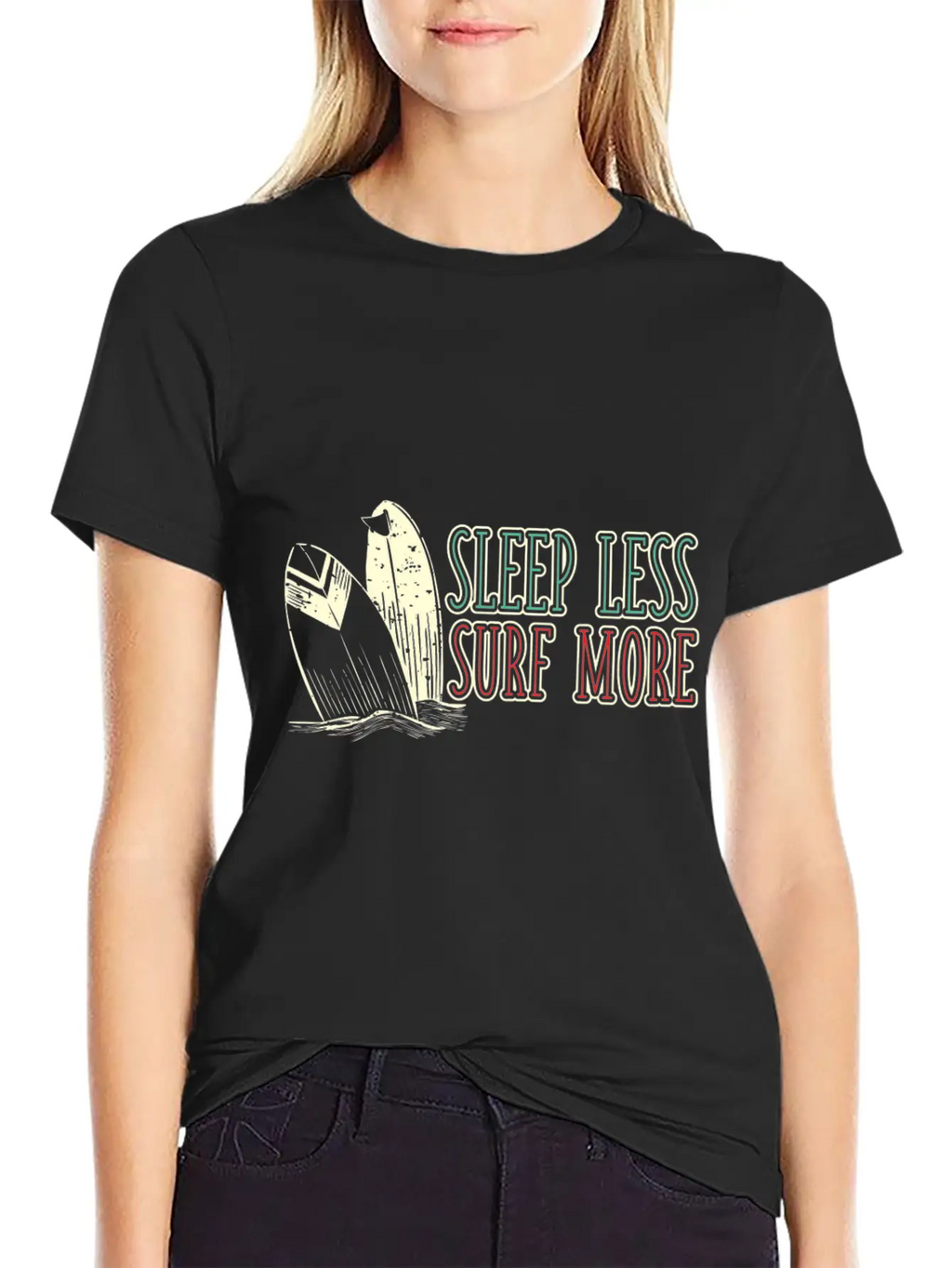 Surf Board Surfer Surfing Surfing Kite Surfing Breathable Graphic T-Shirt – Perfect For Casual Days