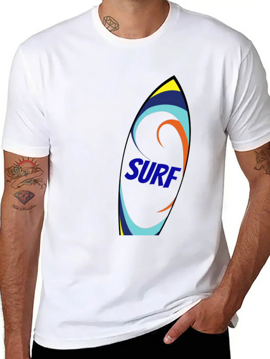 Surfing Breathable Graphic T-Shirt – Perfect For Casual Days