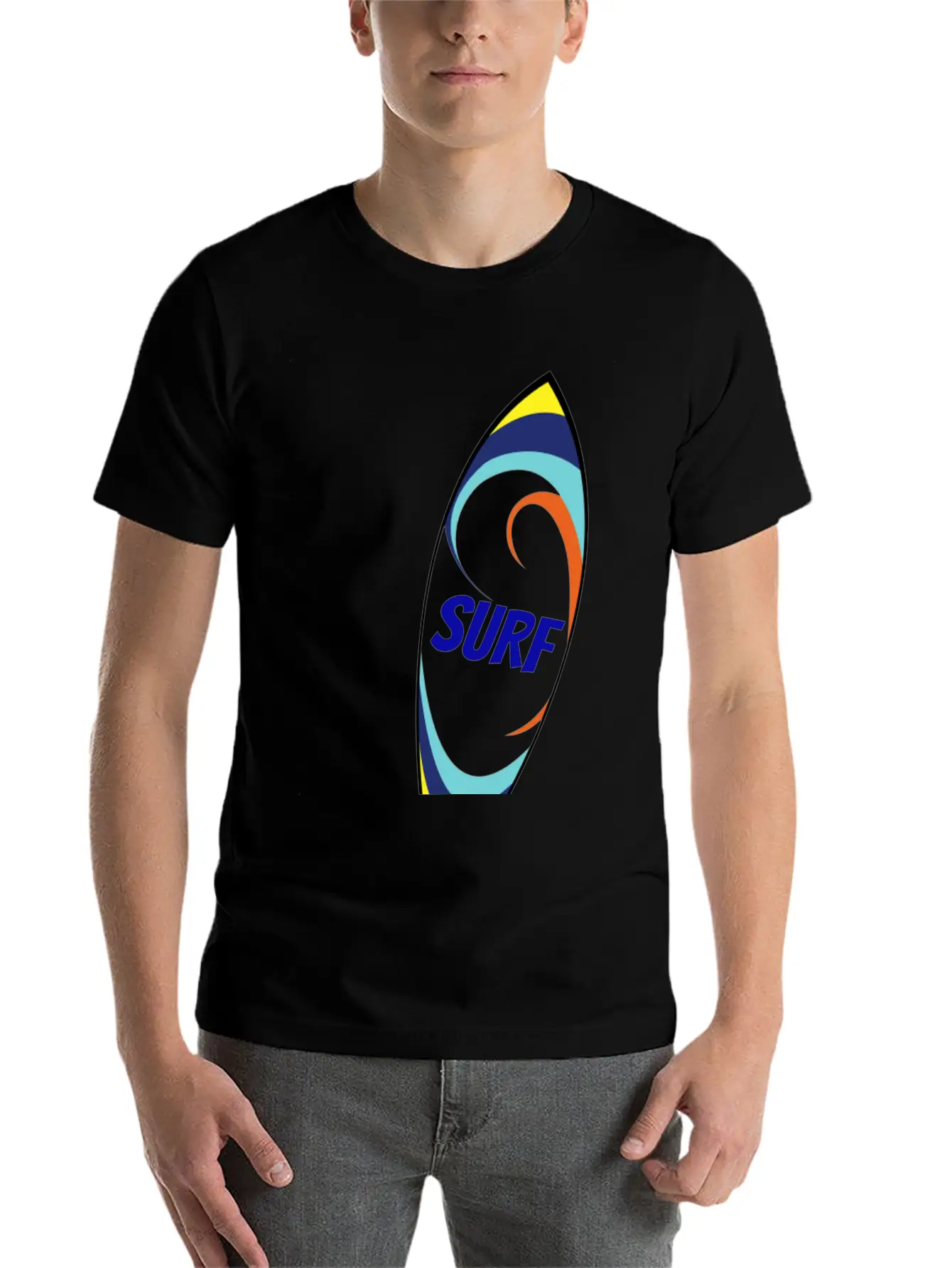 Surfing Breathable Graphic T-Shirt – Perfect For Casual Days