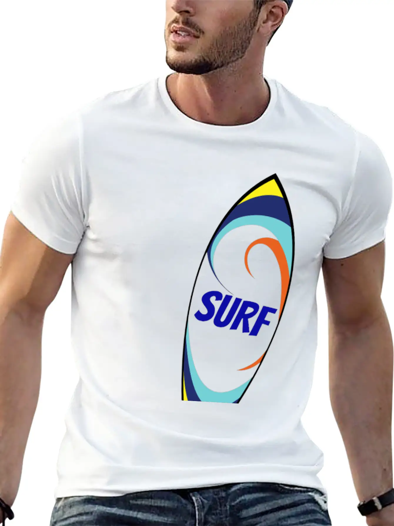 Surfing Breathable Graphic T-Shirt – Perfect For Casual Days