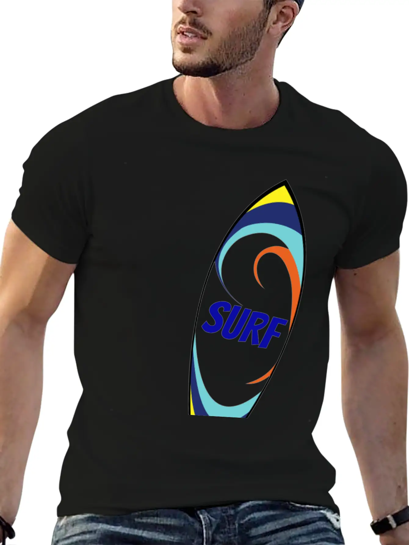 Surfing Breathable Graphic T-Shirt – Perfect For Casual Days