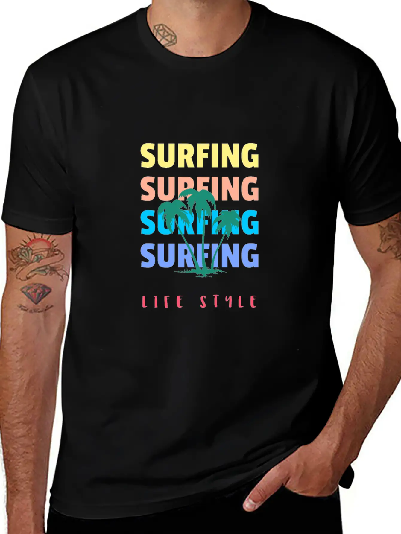 Surfing Life Style Classic Cotton Tee – Unisex Comfort For Any Season