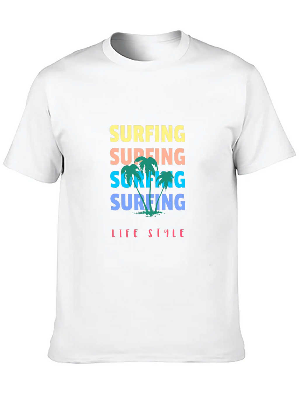 Surfing Life Style Classic Cotton Tee – Unisex Comfort For Any Season
