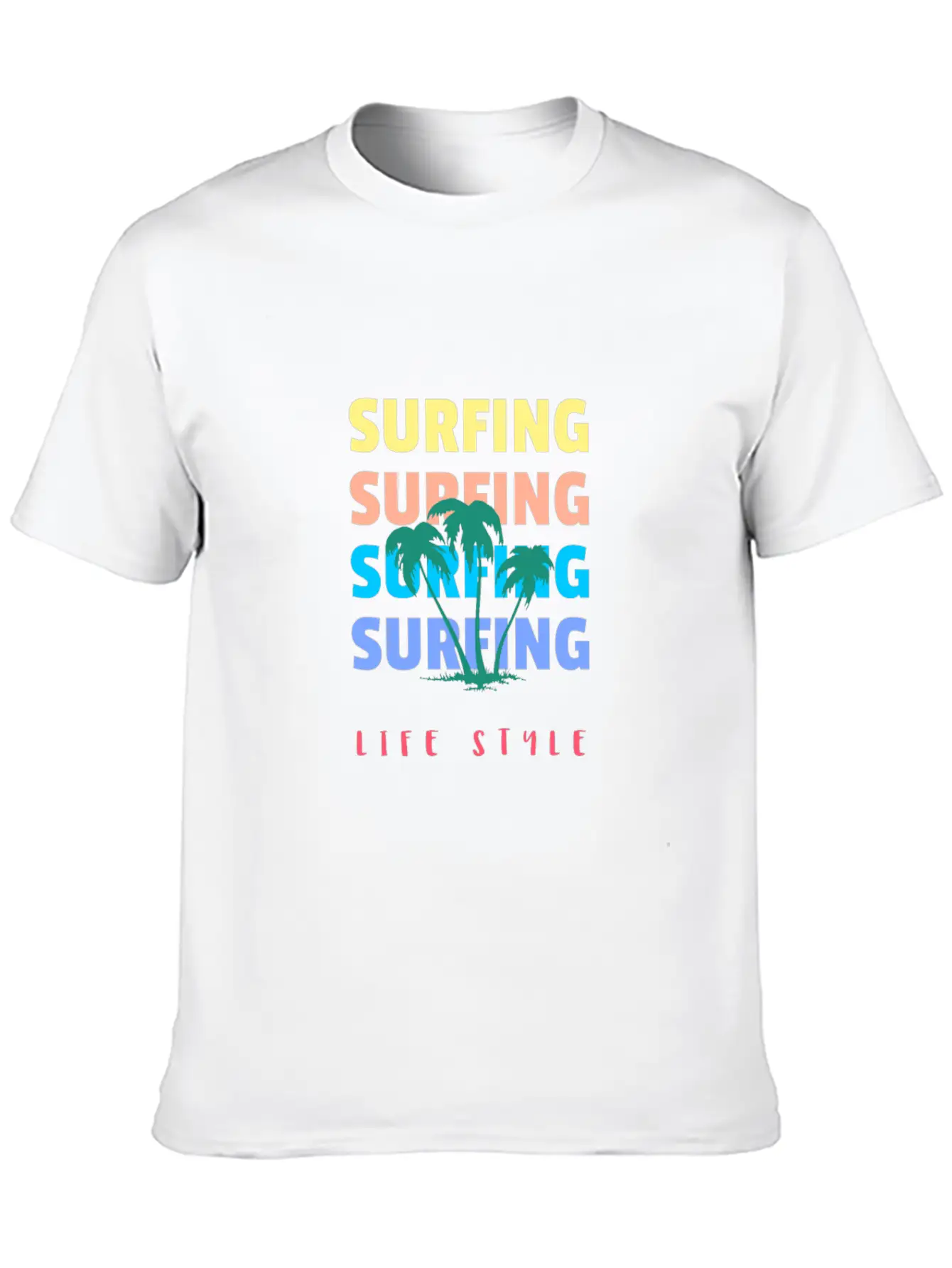 Surfing Life Style Classic Cotton Tee – Unisex Comfort For Any Season