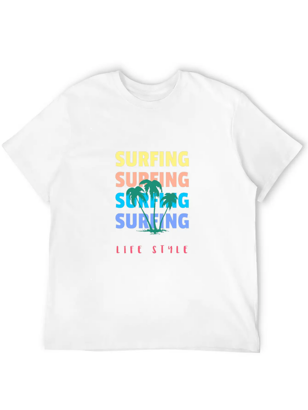 Surfing Life Style Classic Cotton Tee – Unisex Comfort For Any Season
