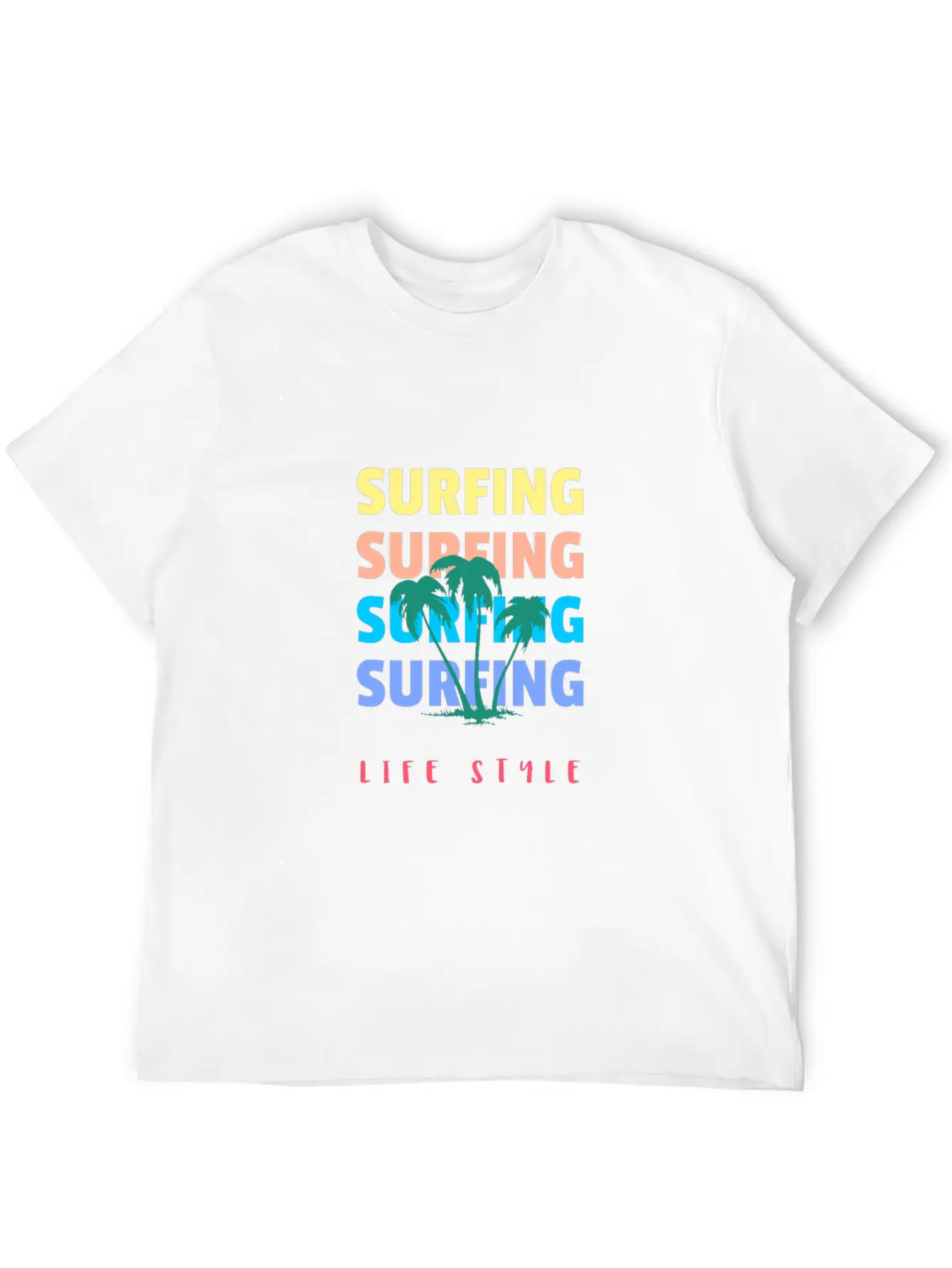 Surfing Life Style Classic Cotton Tee – Unisex Comfort For Any Season