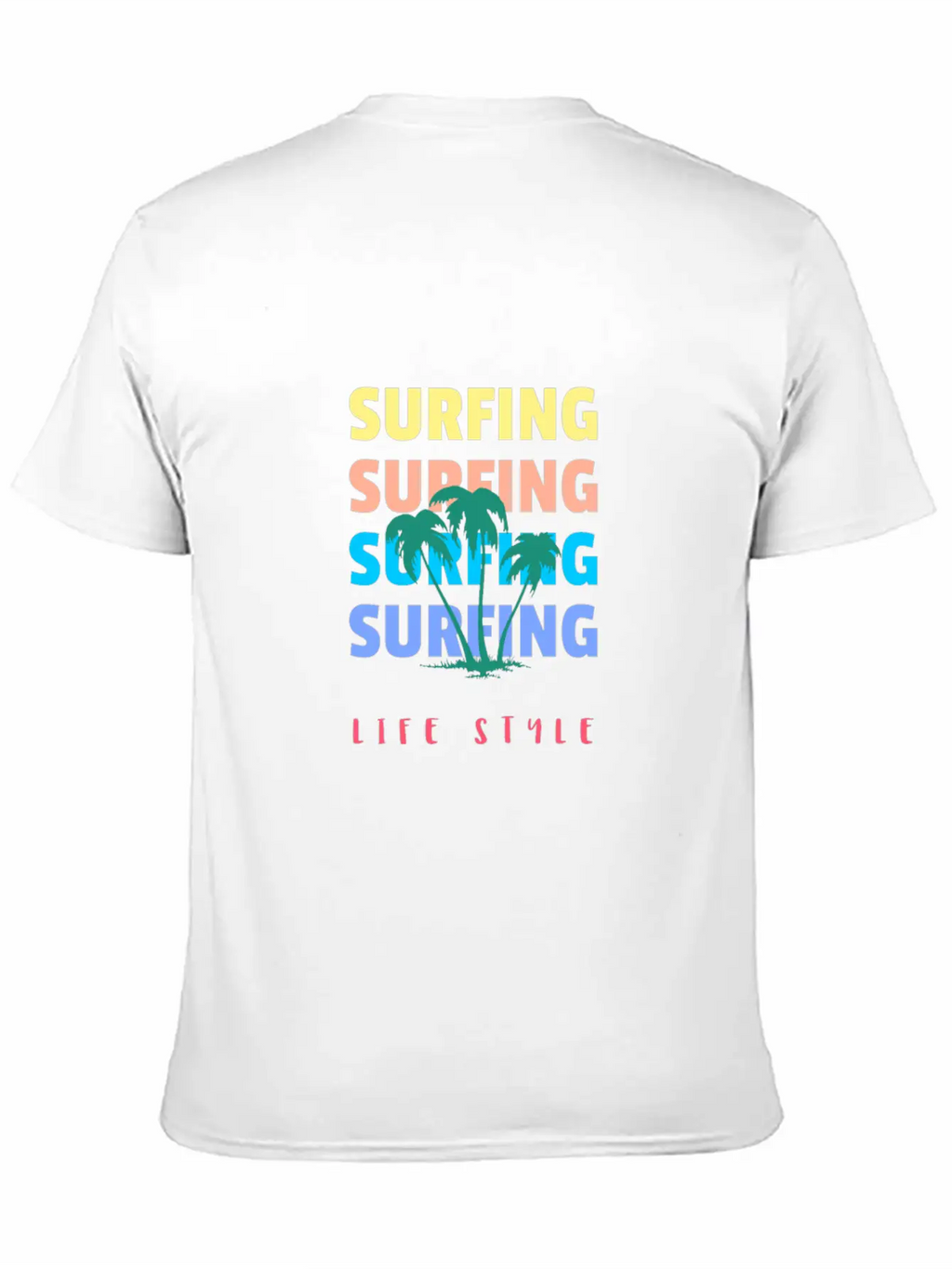 Surfing Life Style Classic Cotton Tee – Unisex Comfort For Any Season