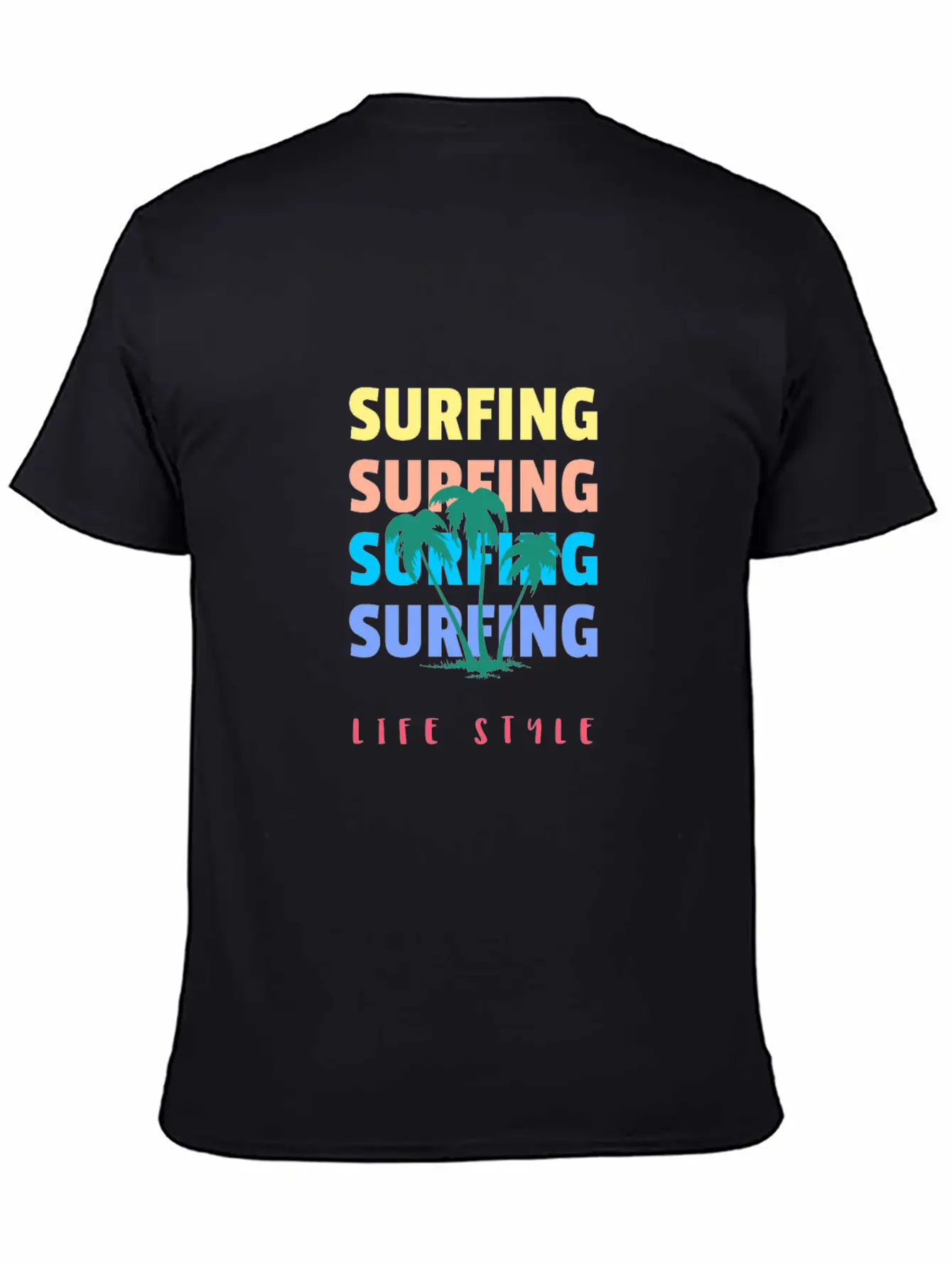 Surfing Life Style Classic Cotton Tee – Unisex Comfort For Any Season
