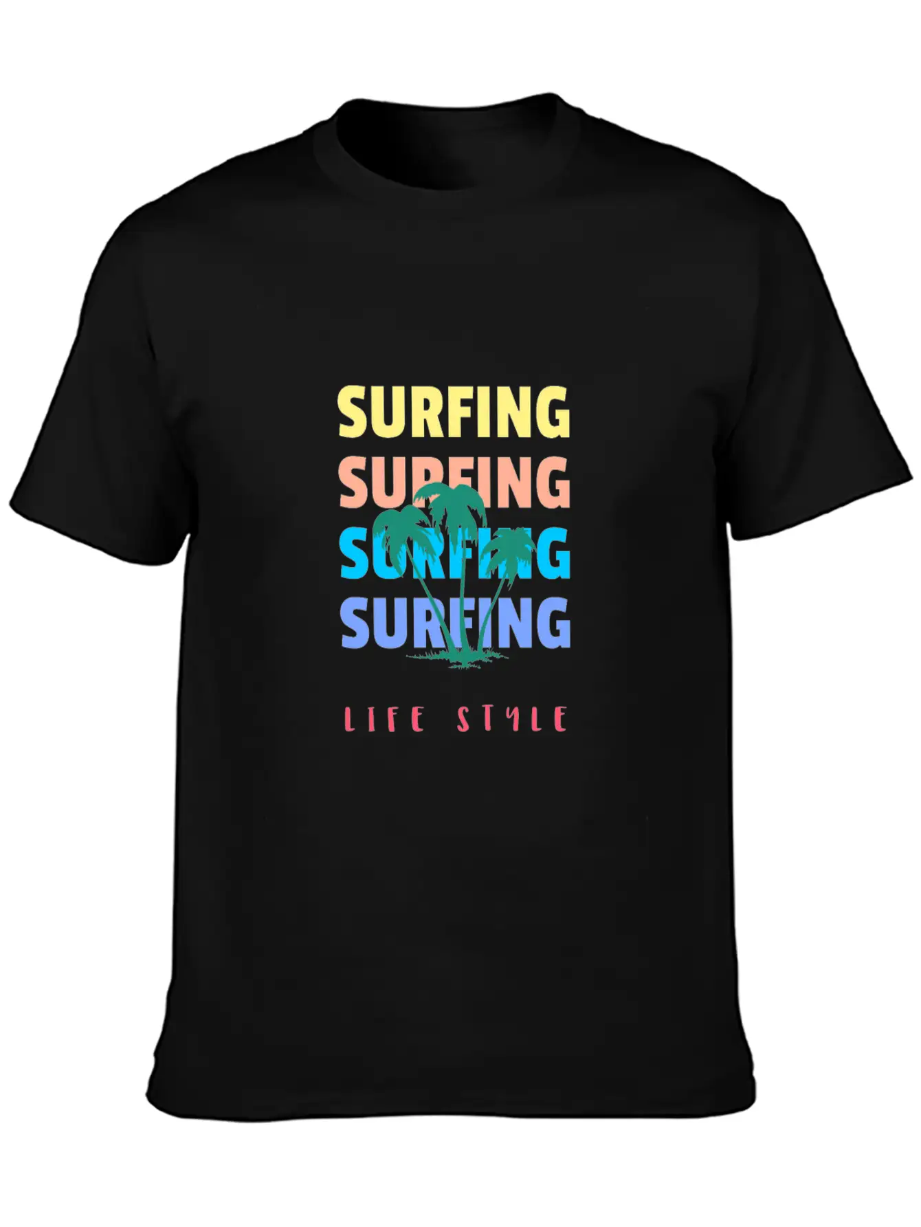 Surfing Life Style Classic Cotton Tee – Unisex Comfort For Any Season