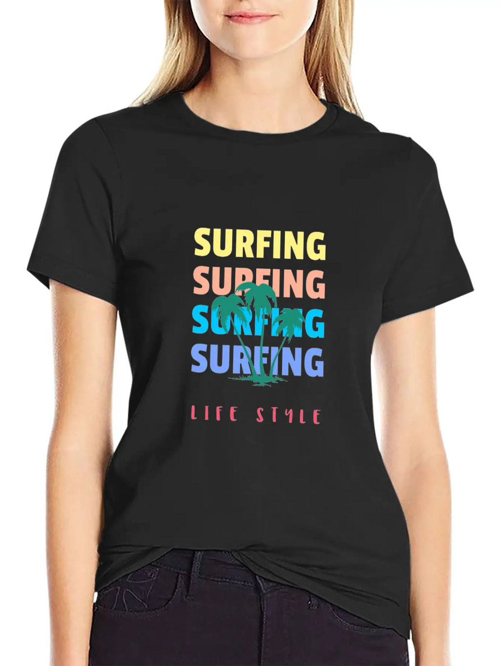 Surfing Life Style Classic Cotton Tee – Unisex Comfort For Any Season