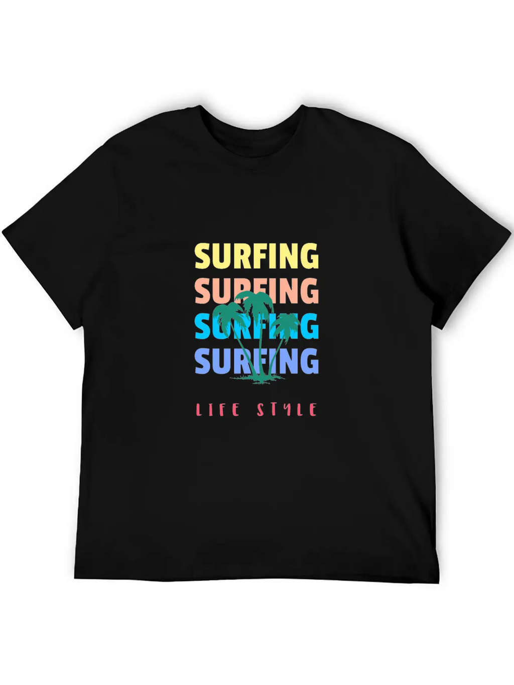 Surfing Life Style Classic Cotton Tee – Unisex Comfort For Any Season