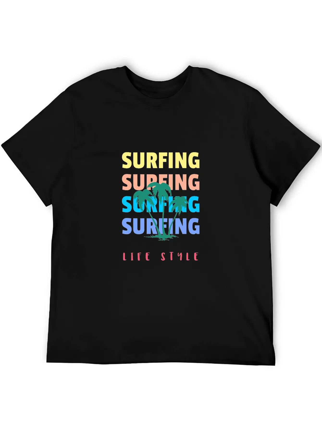 Surfing Life Style Classic Cotton Tee – Unisex Comfort For Any Season
