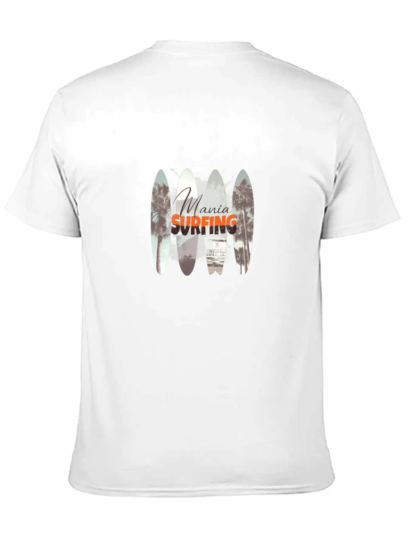 Surfing Mania Classic Cotton Tee – Unisex Comfort For Any Season