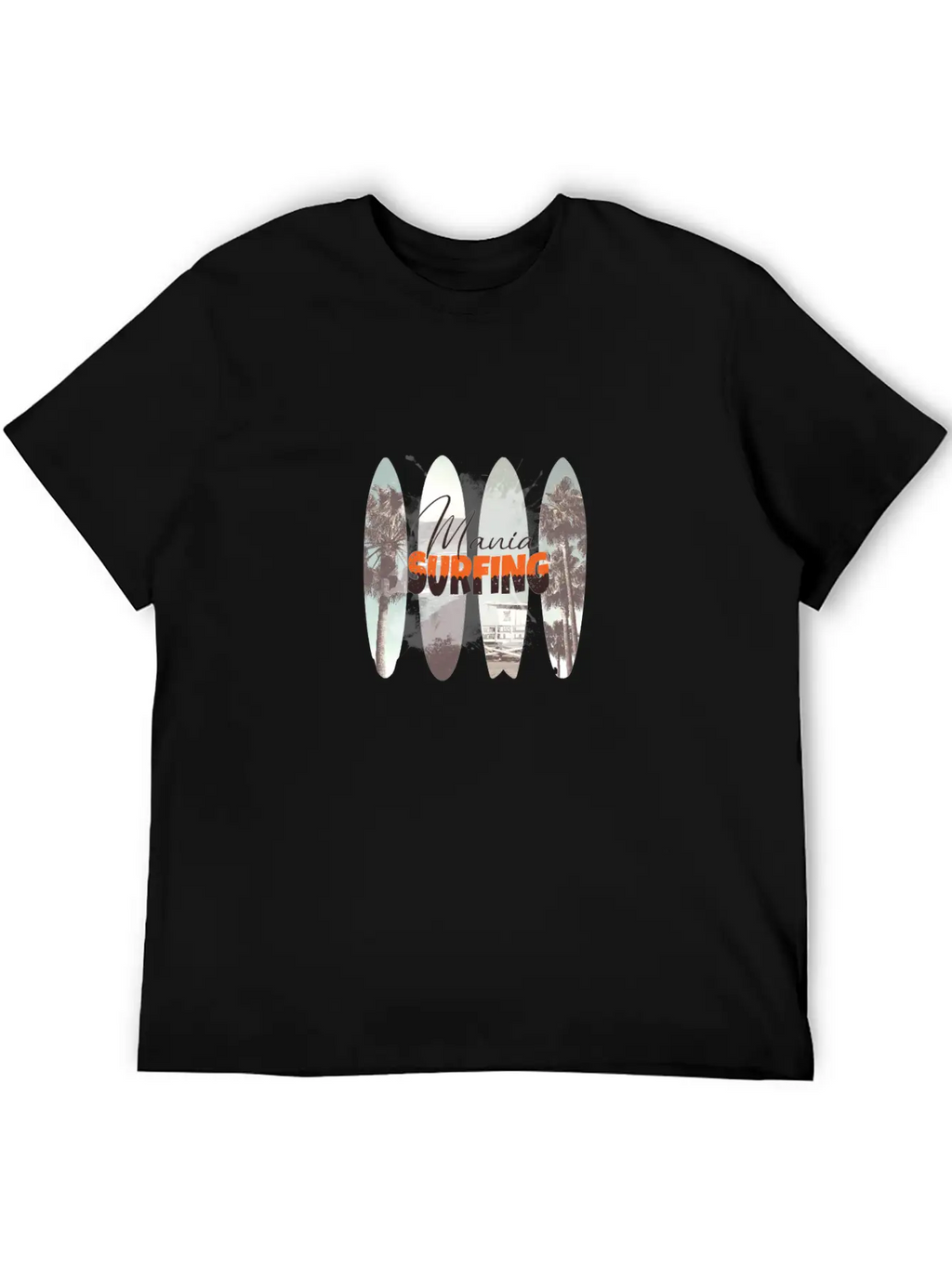 Surfing Mania Classic Cotton Tee – Unisex Comfort For Any Season