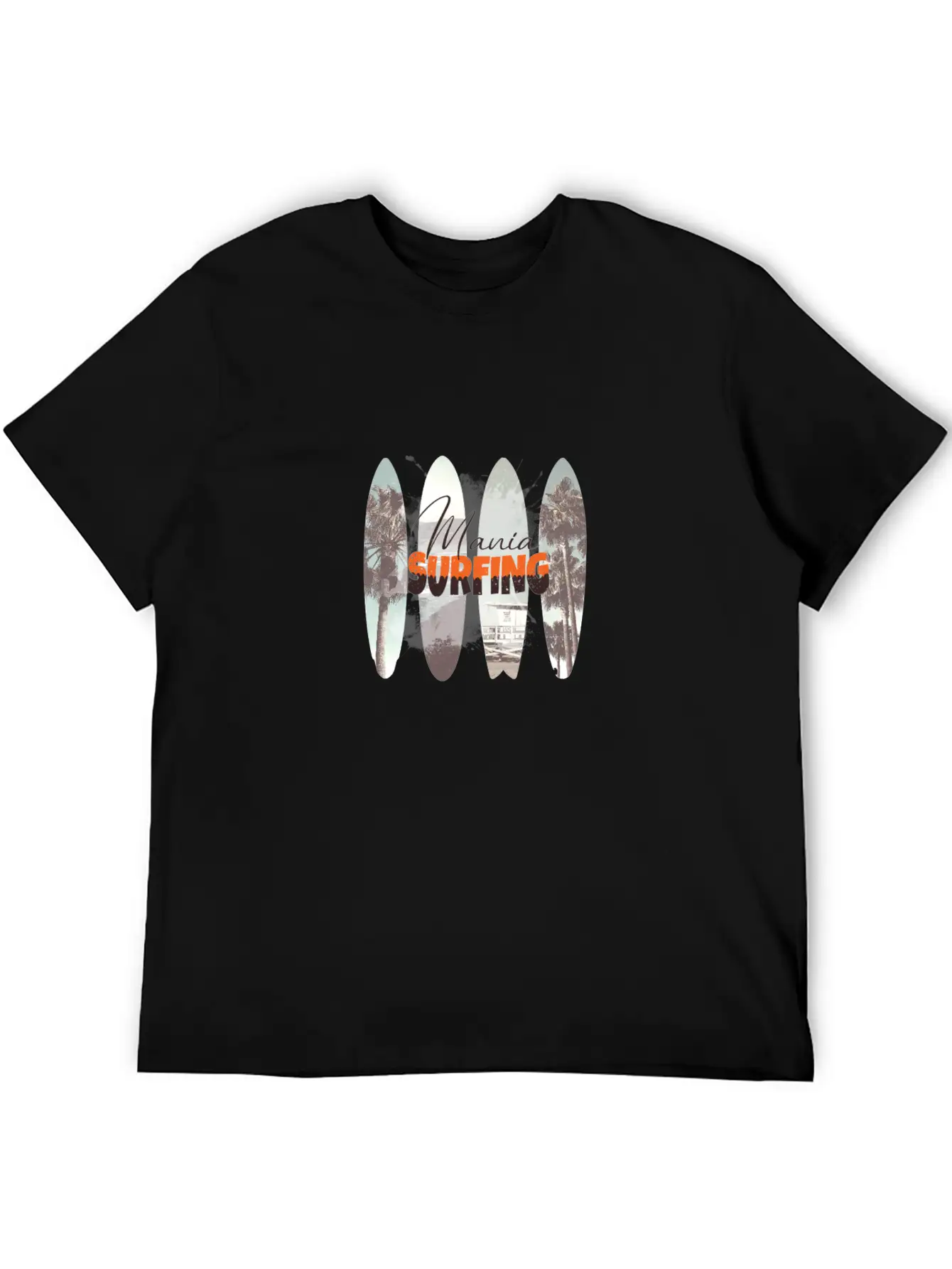 Surfing Mania Classic Cotton Tee – Unisex Comfort For Any Season