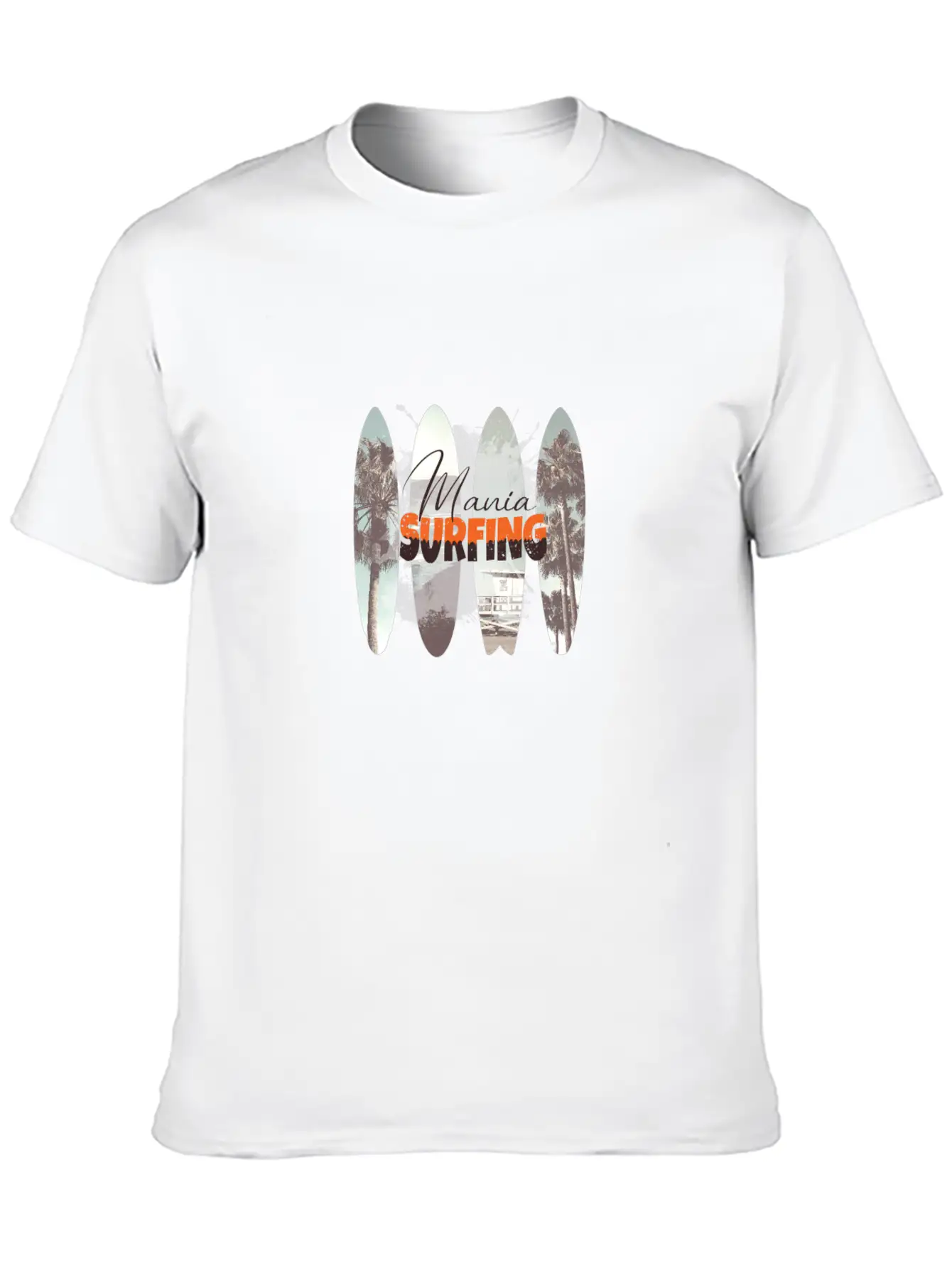Surfing Mania Classic Cotton Tee – Unisex Comfort For Any Season