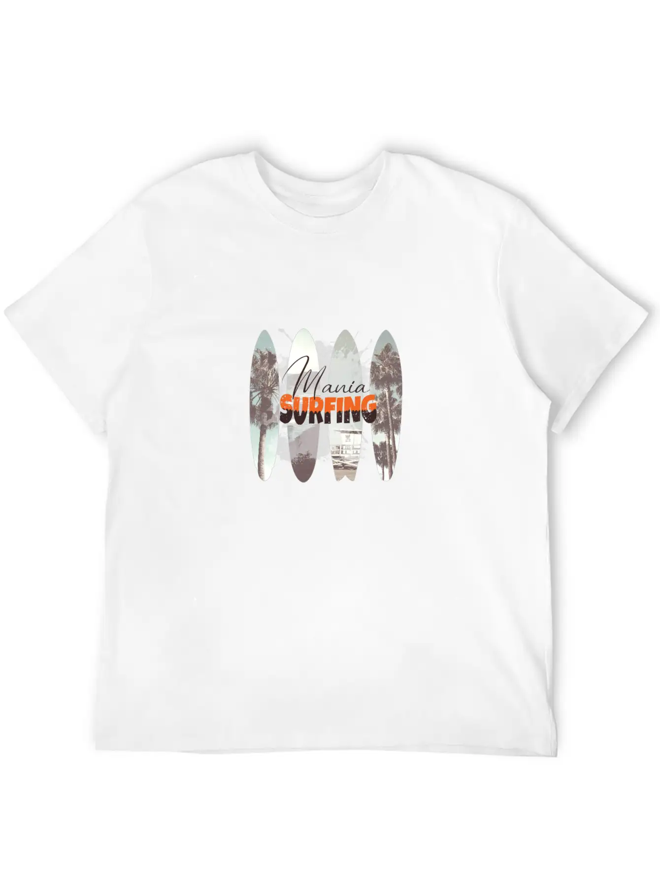 Surfing Mania Classic Cotton Tee – Unisex Comfort For Any Season