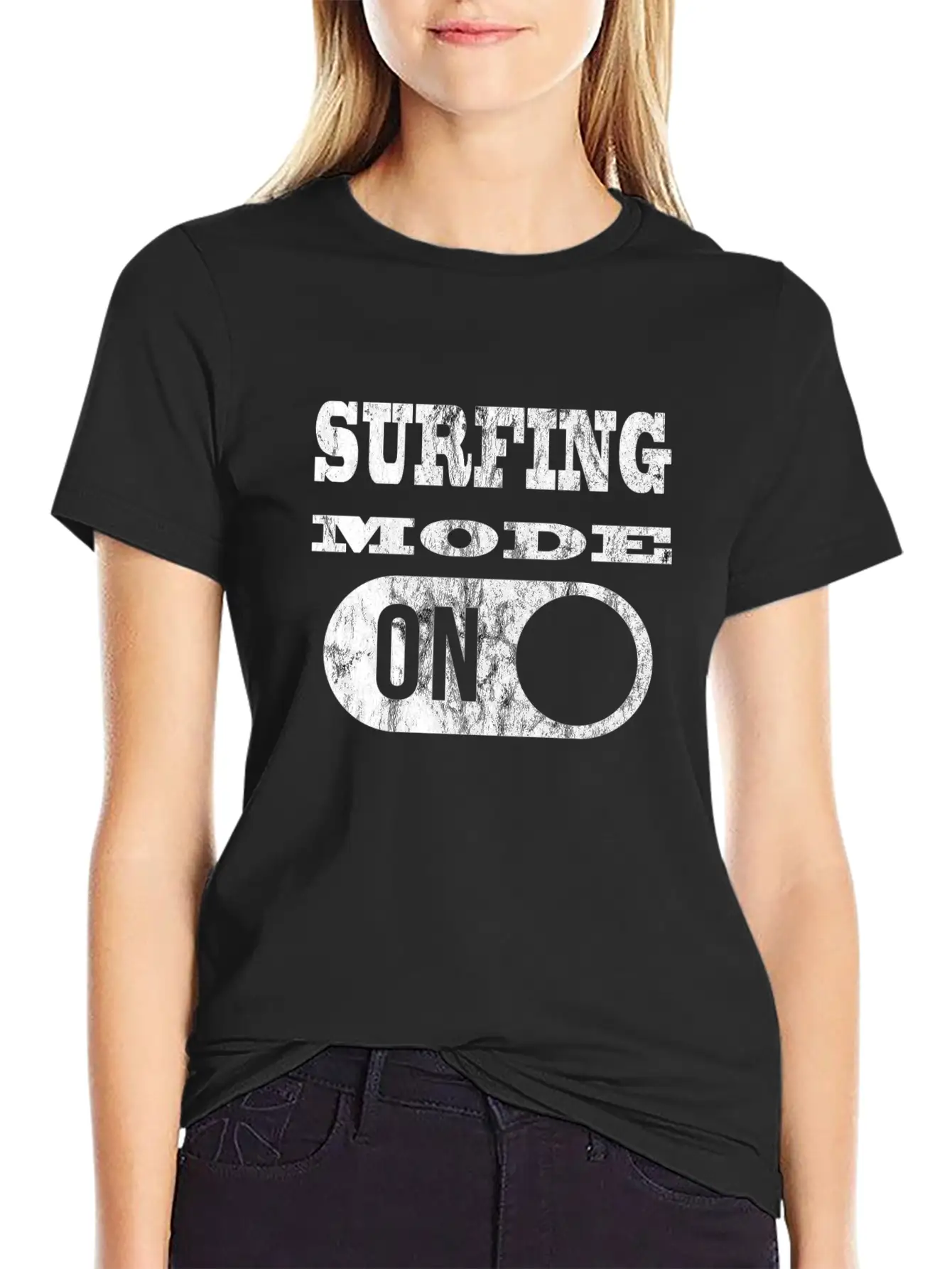 SURFING MODE ON Breathable Soft Cotton T-Shirt – Timeless Casual Look
