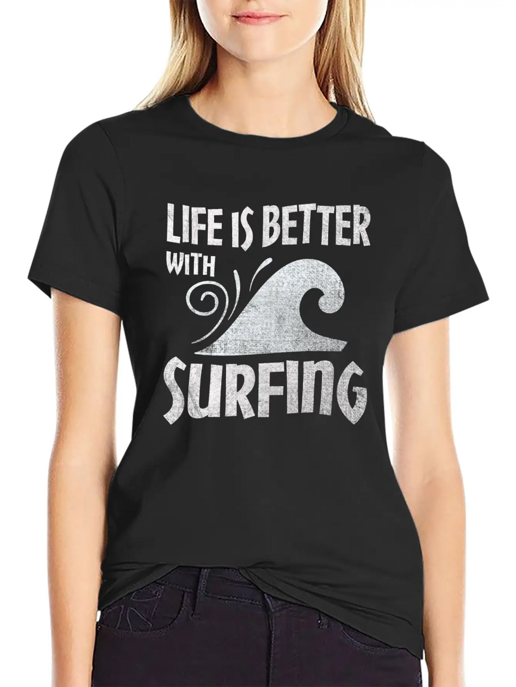 Surfing Modern Fit Casual T-Shirt – Clean And Versatile Design