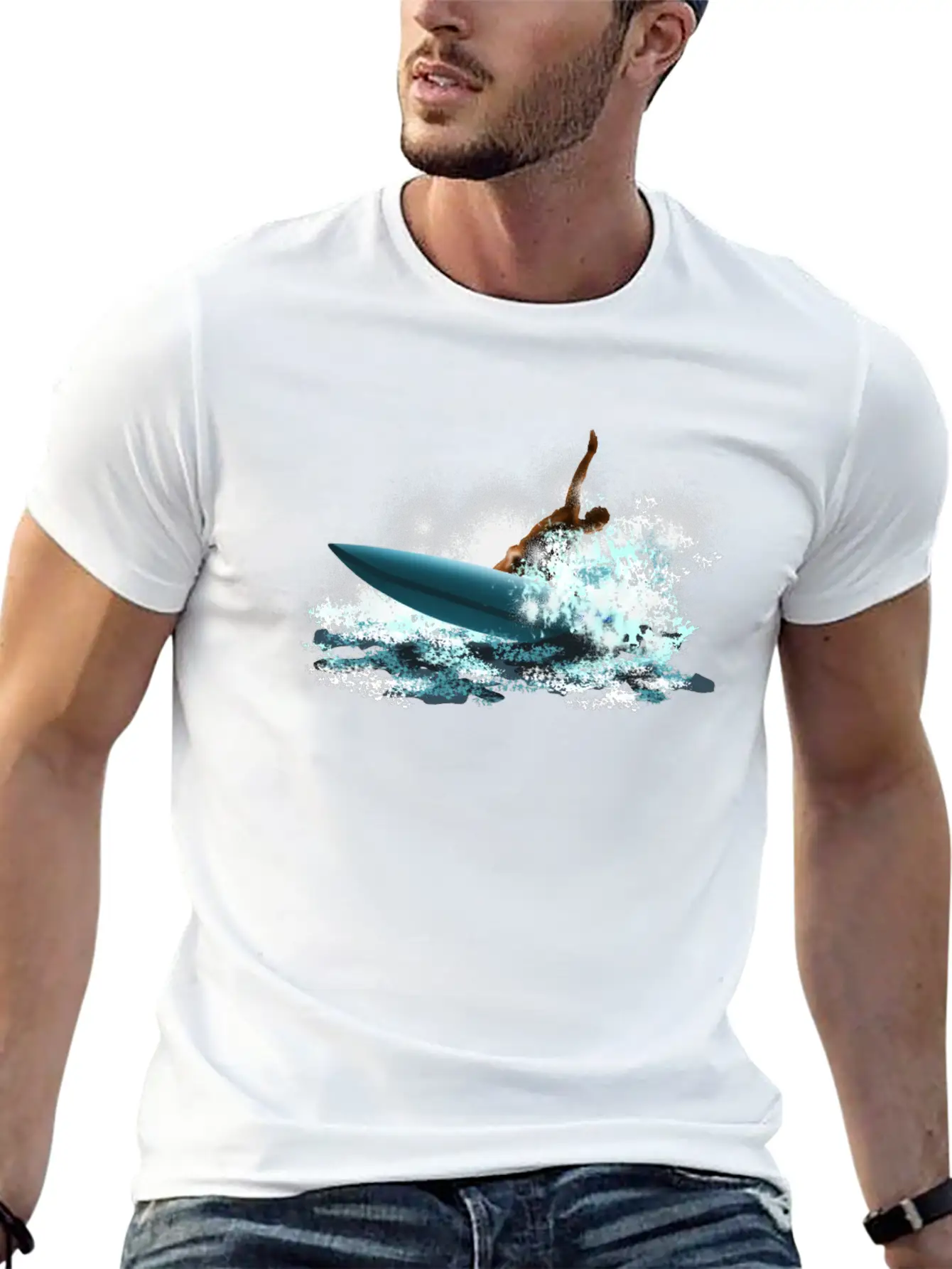 Surfing Relaxed Everyday Tee – Lightweight And Durable Cotton