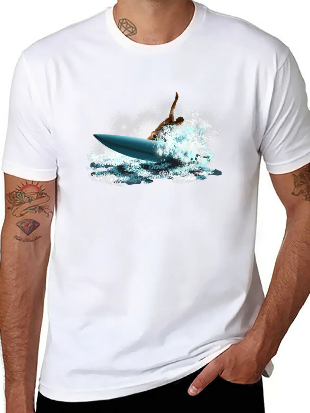 Surfing Relaxed Everyday Tee – Lightweight And Durable Cotton