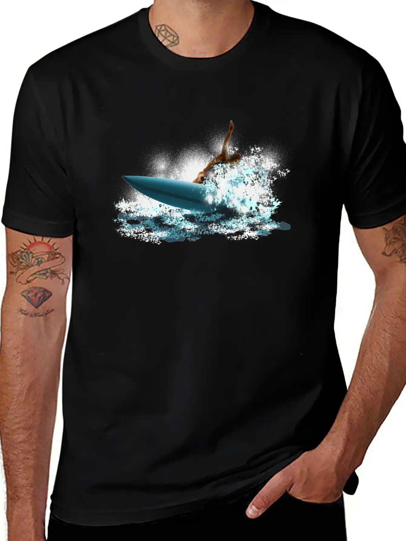 Surfing Relaxed Everyday Tee – Lightweight And Durable Cotton