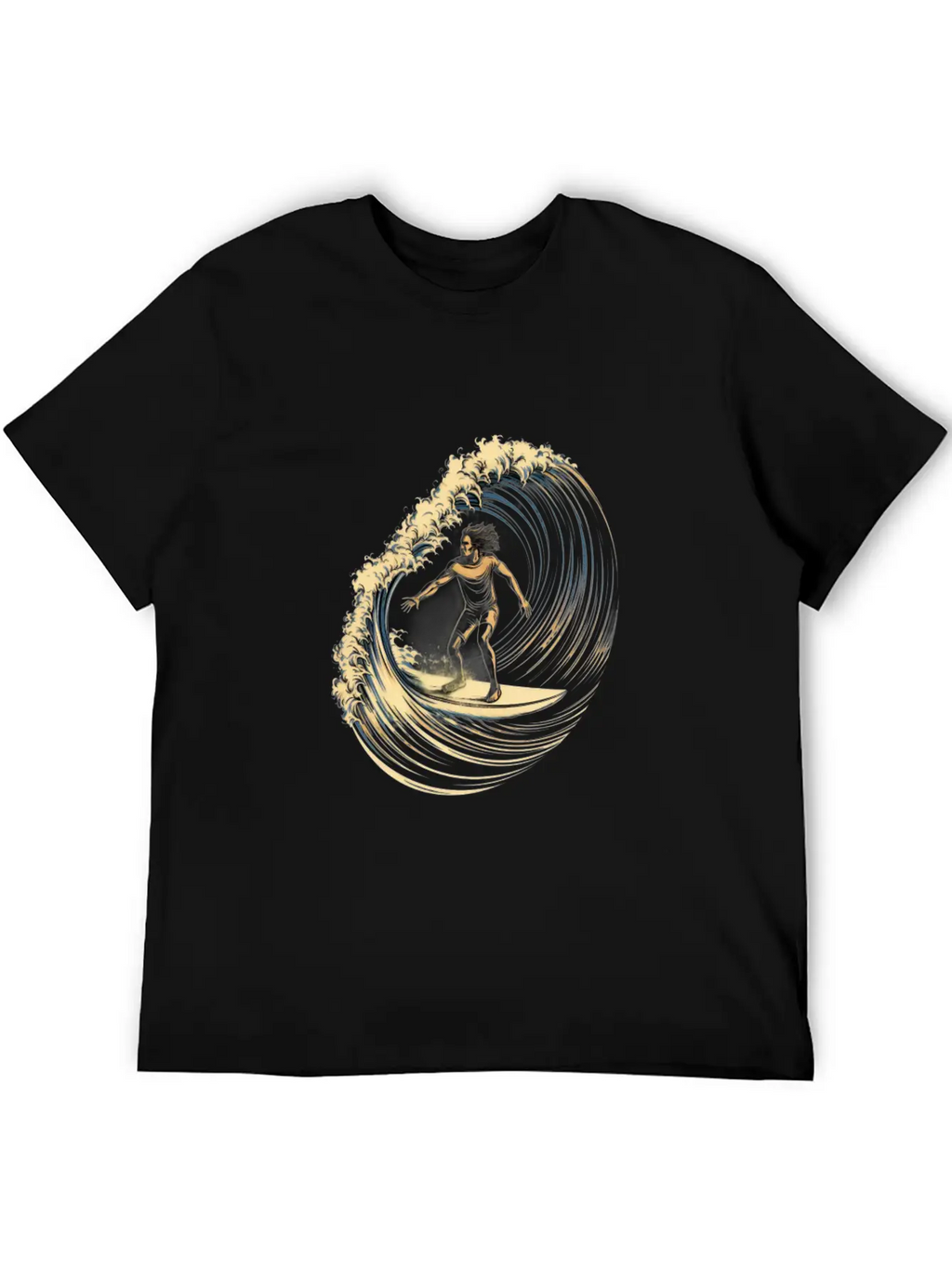 Surfing Surfer Surf Surfboarding Breathable Soft Cotton T-Shirt – Timeless Casual Look