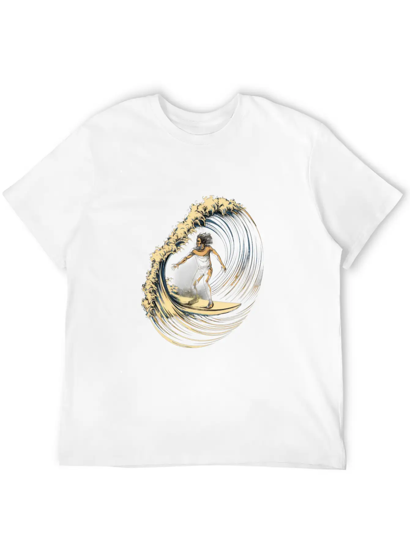 Surfing Surfer Surf Surfboarding Breathable Soft Cotton T-Shirt – Timeless Casual Look