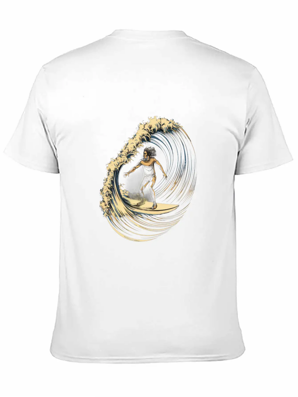 Surfing Surfer Surf Surfboarding Breathable Soft Cotton T-Shirt – Timeless Casual Look