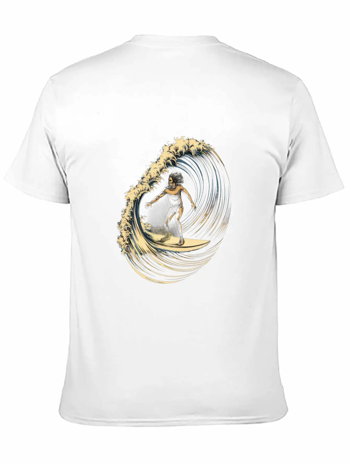 Surfing Surfer Surf Surfboarding Breathable Soft Cotton T-Shirt – Timeless Casual Look