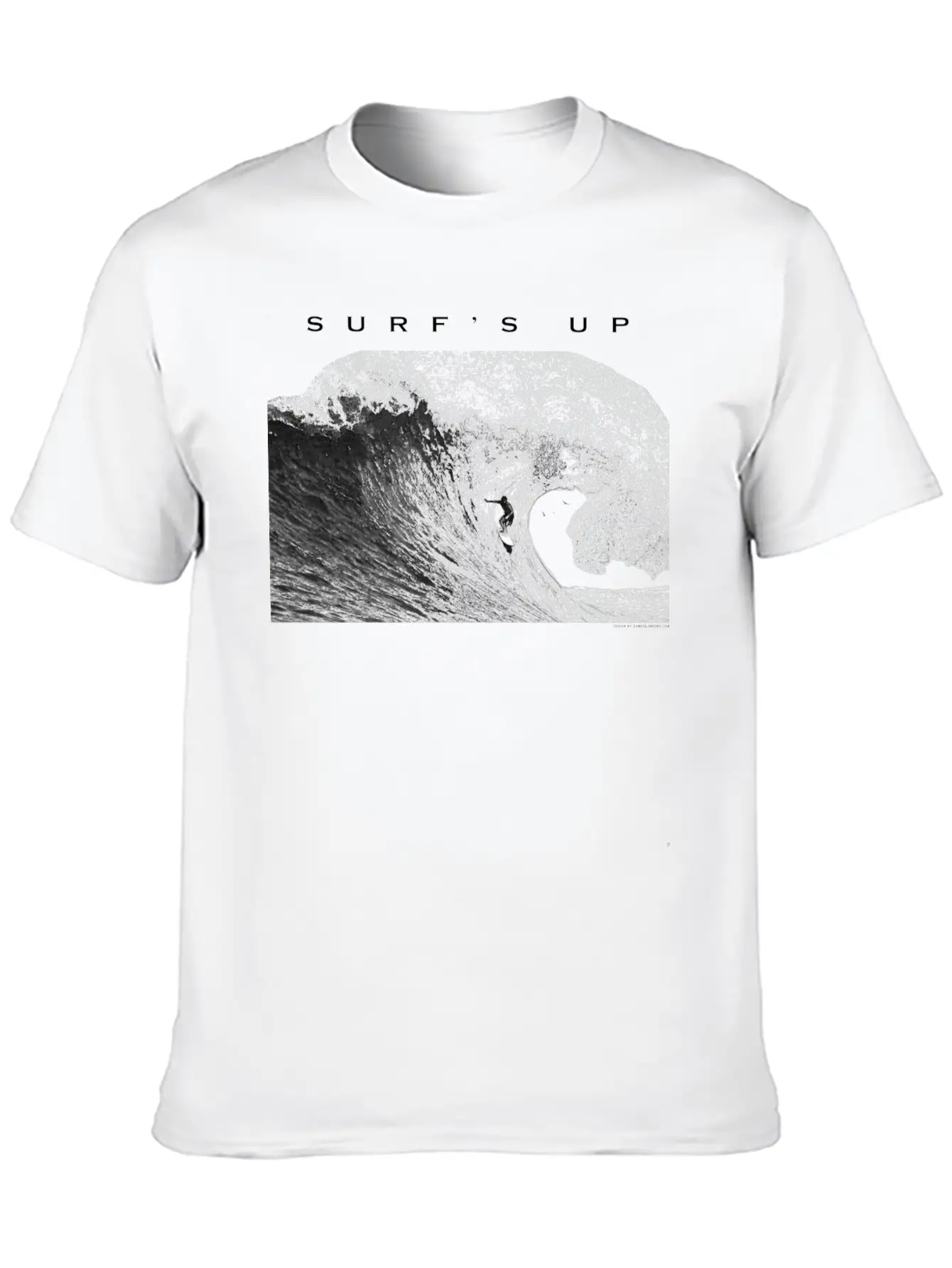 Surfing Surfer Wave, Surf's Up Modern Fit Casual T-Shirt – Clean And Versatile Design