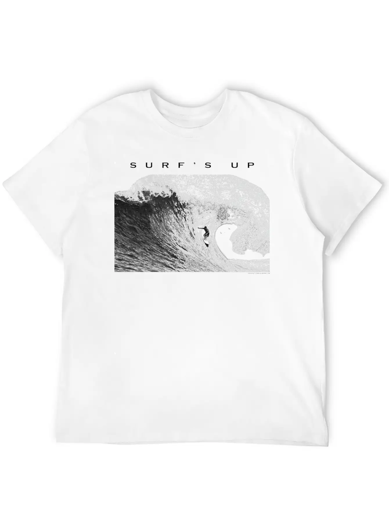 Surfing Surfer Wave, Surf's Up Modern Fit Casual T-Shirt – Clean And Versatile Design