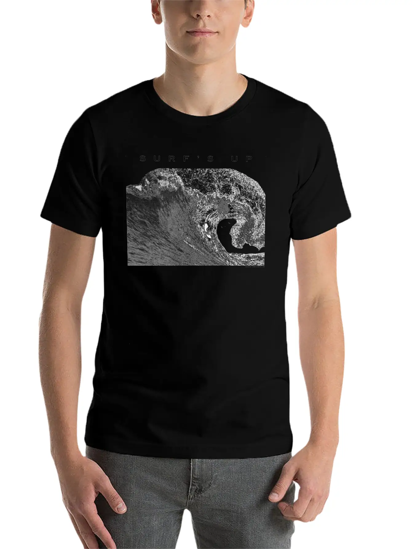 Surfing Surfer Wave, Surf's Up Modern Fit Casual T-Shirt – Clean And Versatile Design
