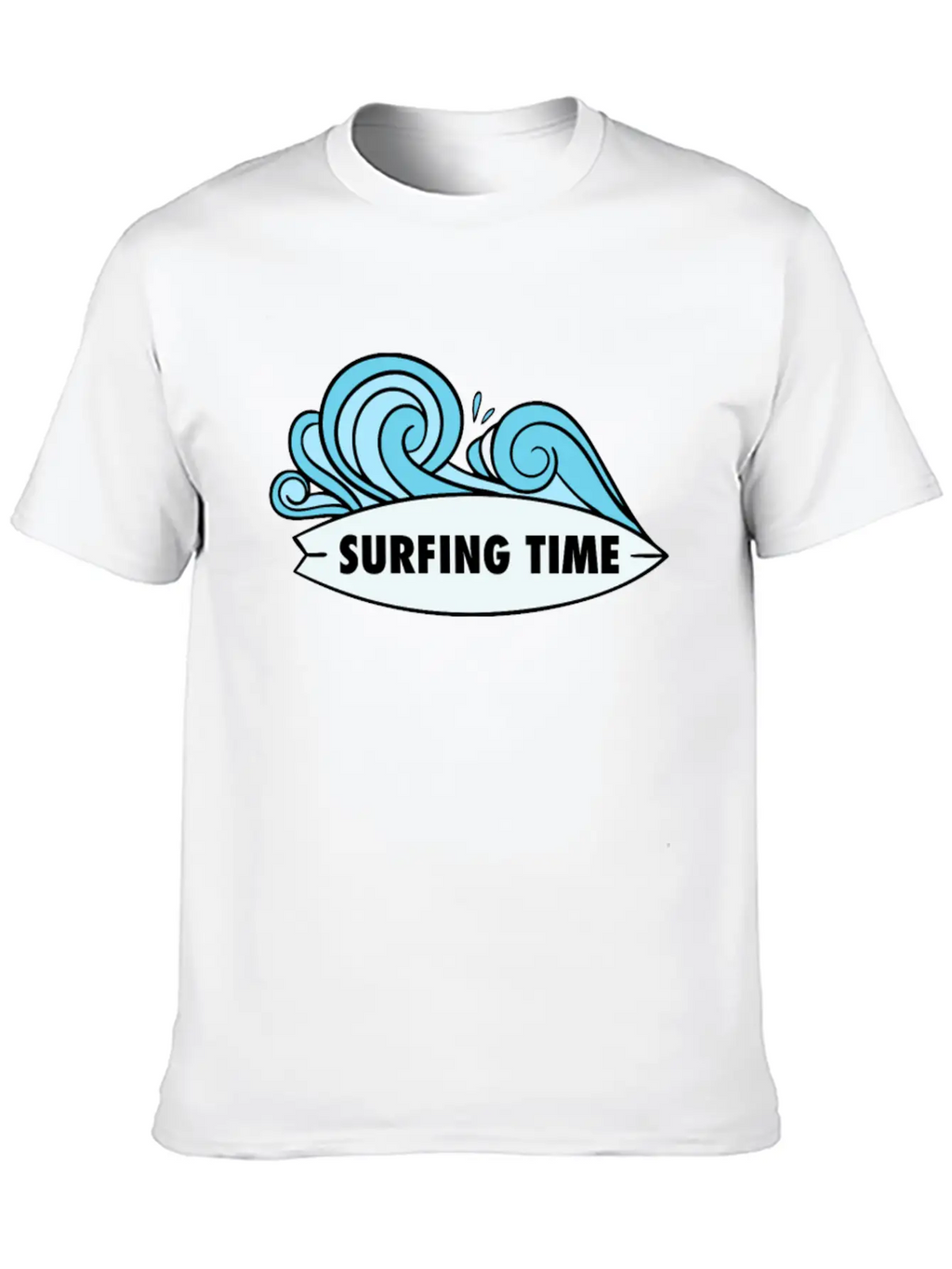 Surfing Time Relaxed Everyday Tee – Lightweight And Durable Cotton