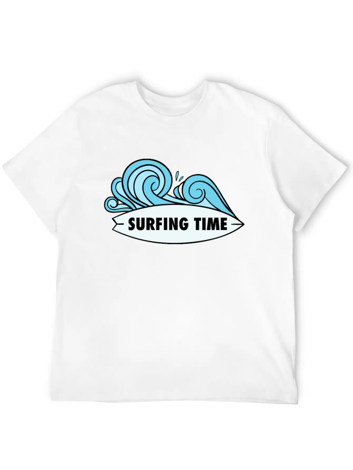 Surfing Time Relaxed Everyday Tee – Lightweight And Durable Cotton
