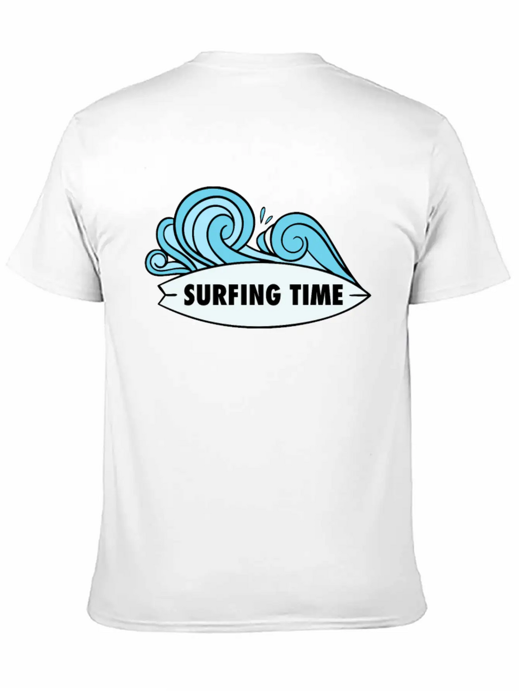 Surfing Time Relaxed Everyday Tee – Lightweight And Durable Cotton