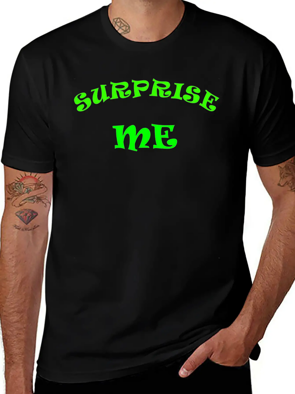 Surprise Me Unisex Casual T-Shirt – Clean Design For Daily Comfort