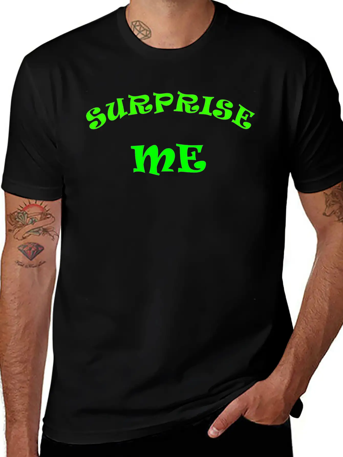 Surprise Me Unisex Casual T-Shirt – Clean Design For Daily Comfort